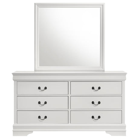 Louis Philippe Dresser with Mirror - Furniture World