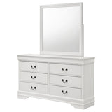 Louis Philippe Dresser with Mirror - Furniture World