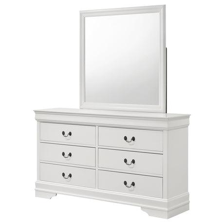 Louis Philippe Dresser with Mirror - Furniture World