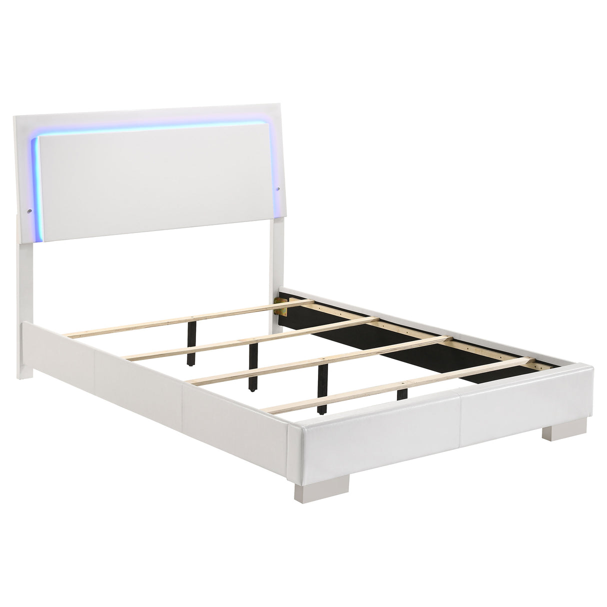 Felicity Panel Bed with LED Lighting - Furniture World