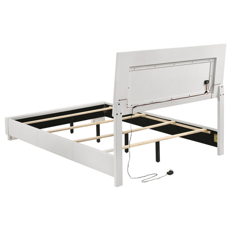 Felicity Panel Bed with LED Lighting - Furniture World