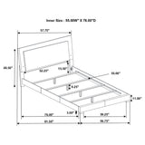 Felicity Panel Bed with LED Lighting - Furniture World