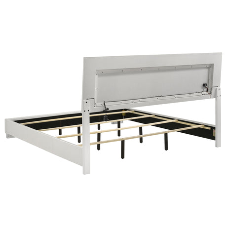 Felicity Panel Bed with LED Lighting - Furniture World