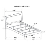 Felicity Panel Bed with LED Lighting - Furniture World
