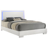 Felicity Panel Bed with LED Lighting - Furniture World