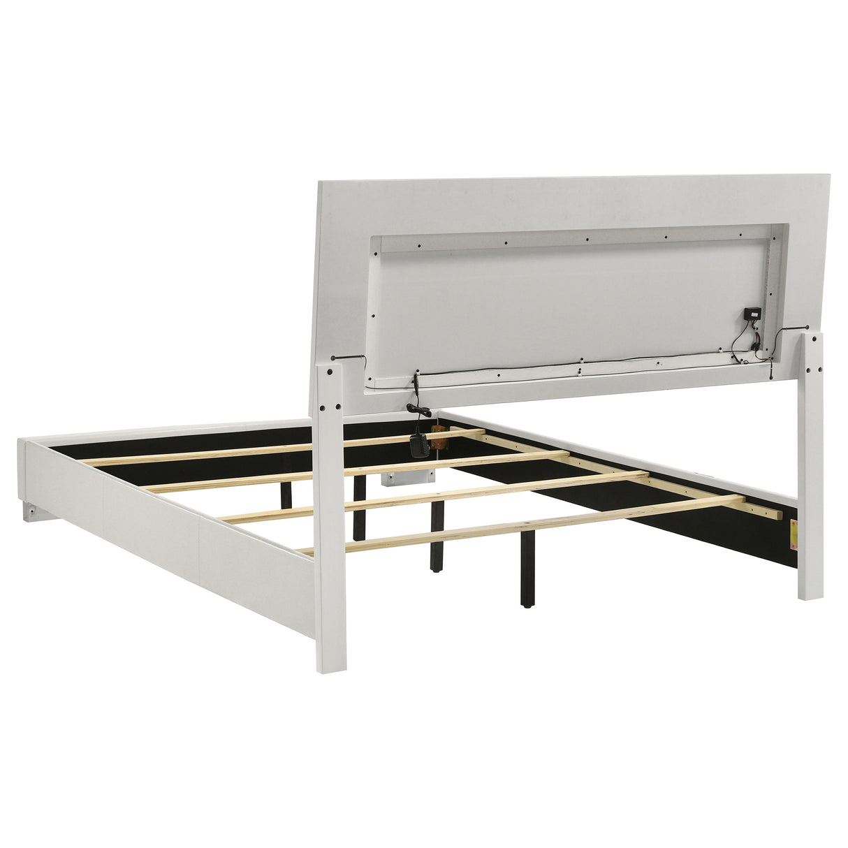 Felicity Panel Bed with LED Lighting - Furniture World