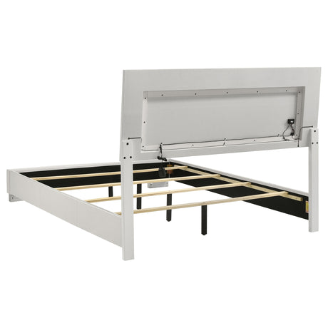Felicity Panel Bed with LED Lighting - Furniture World