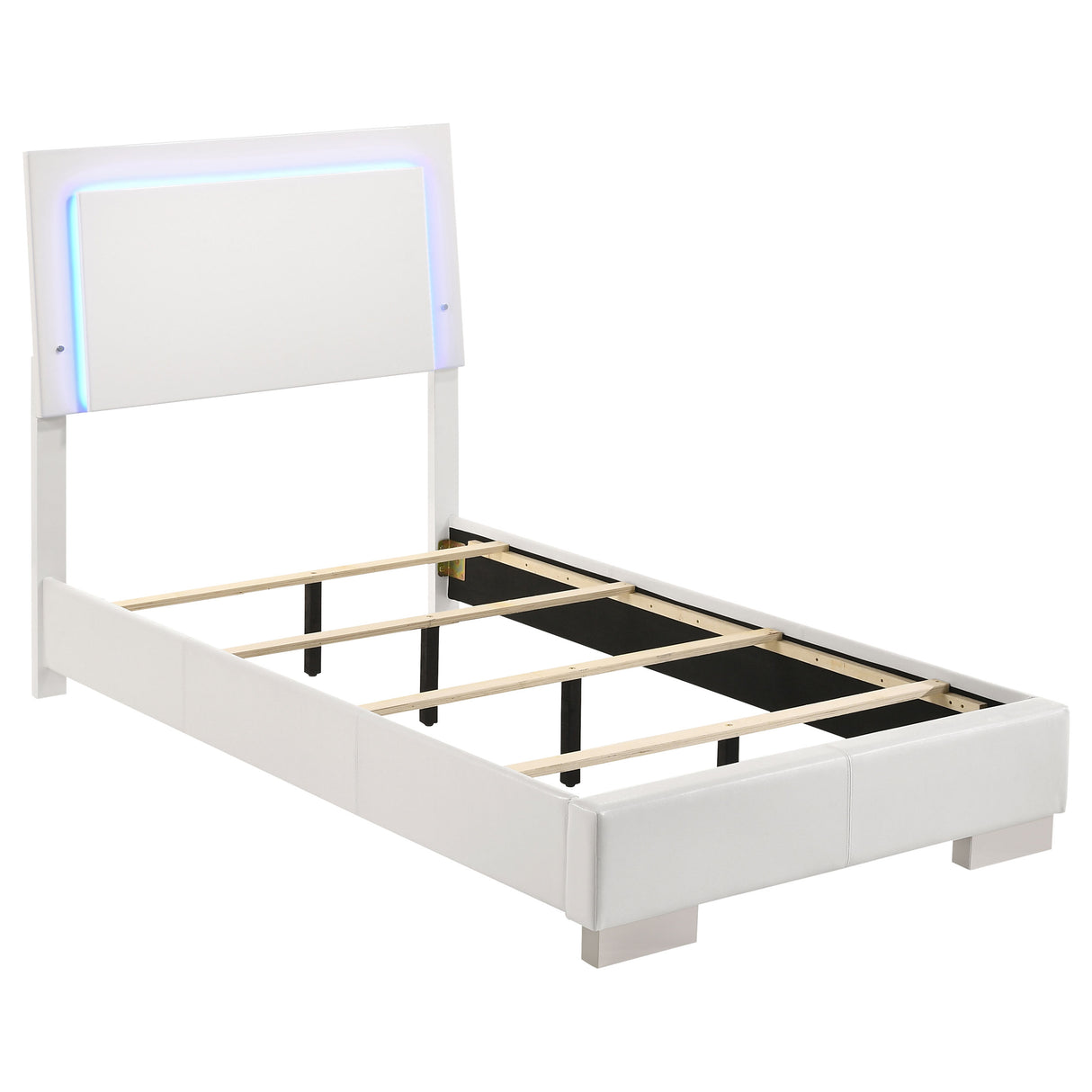 Felicity Panel Bed with LED Lighting - Furniture World
