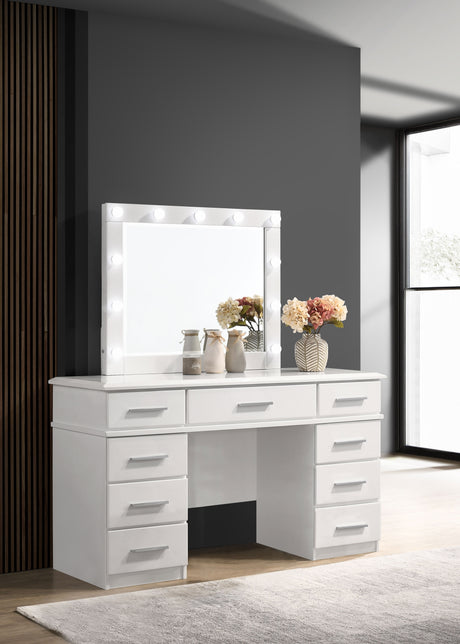 Felicity Makeup Vanity Table with LED Mirror - Furniture World