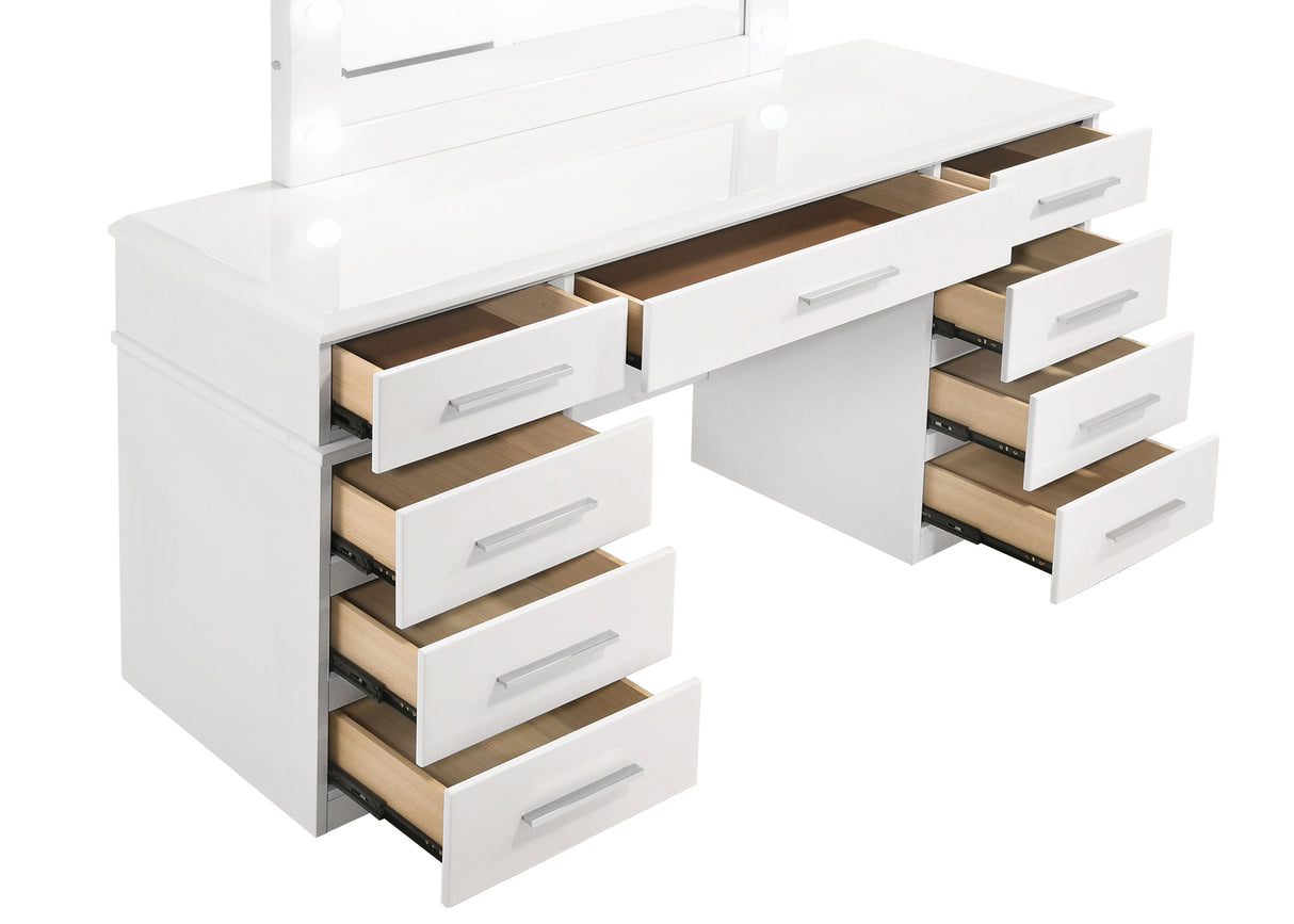Felicity Makeup Vanity Table with LED Mirror - Furniture World