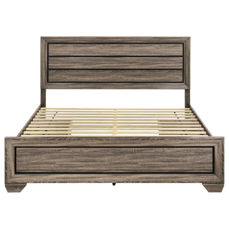 Kauffman Panel Platform Storage Bed - Furniture World