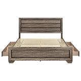 Kauffman Panel Platform Storage Bed - Furniture World
