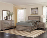 Kauffman Panel Platform Storage Bed - Furniture World
