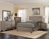 Kauffman Panel Platform Storage Bed - Furniture World