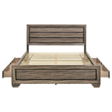 Kauffman Panel Platform Storage Bed - Furniture World