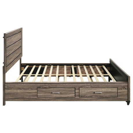 Kauffman Panel Platform Storage Bed - Furniture World
