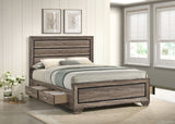 Kauffman Panel Platform Storage Bed - Furniture World