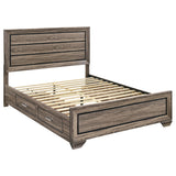 Kauffman Panel Platform Storage Bed - Furniture World
