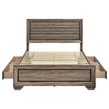 Kauffman Panel Platform Storage Bed - Furniture World