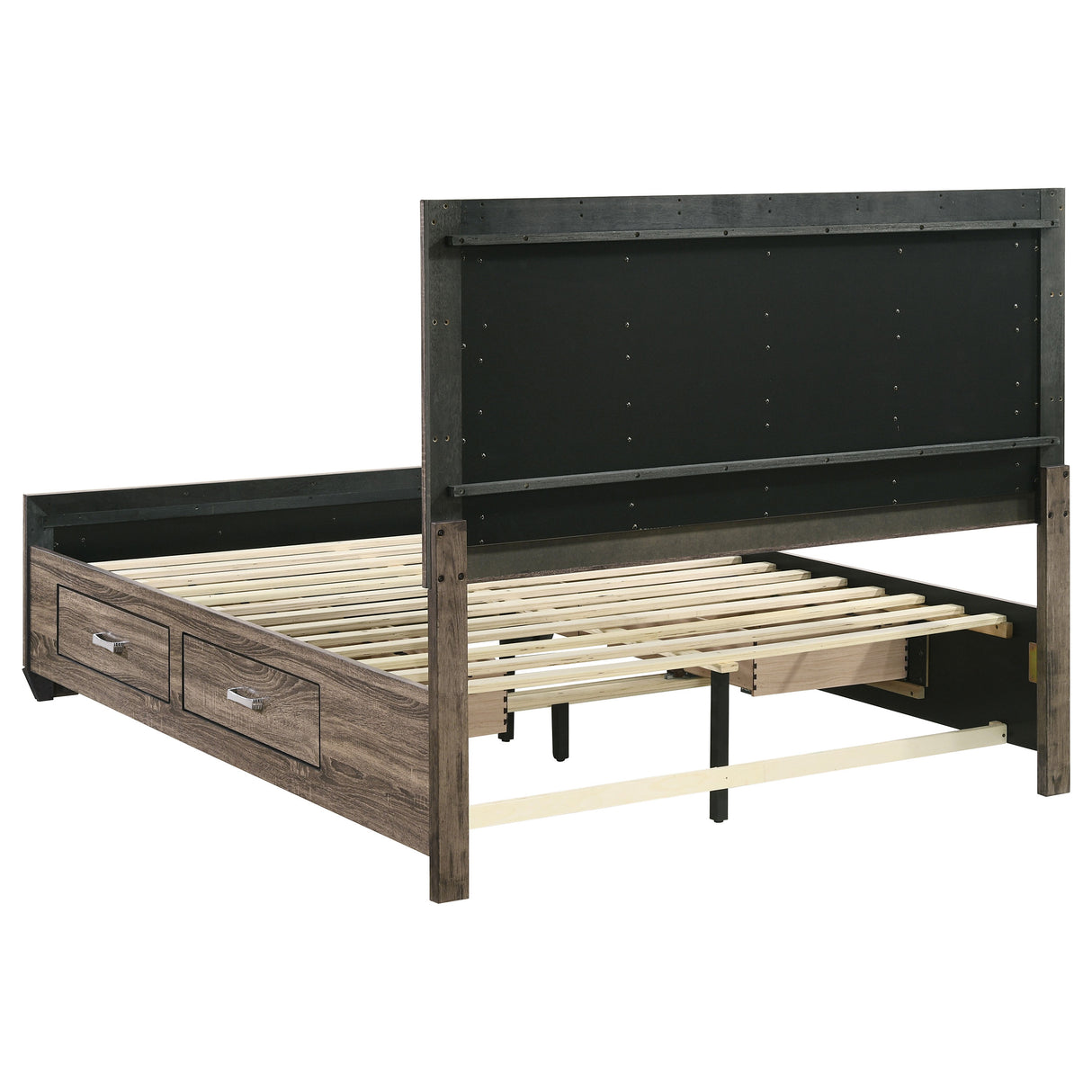 Kauffman Panel Platform Storage Bed - Furniture World