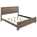 Kauffman California King, E.king, & Queen Panel Bed Washed Taupe - Furniture World