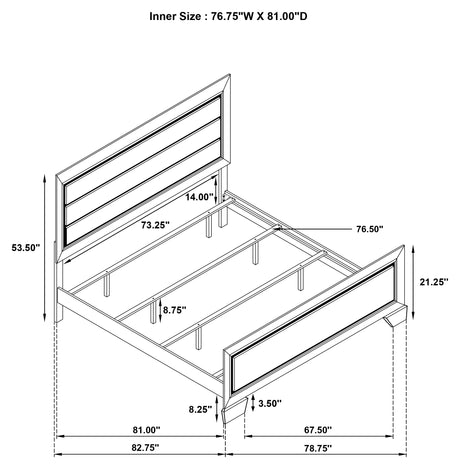 Kauffman Panel Bed - Furniture World