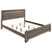 Kauffman California King, E.king, & Queen Panel Bed Washed Taupe - Furniture World
