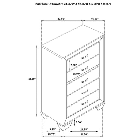 Kauffman Chest of Drawers - Furniture World