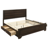 Kauffman Panel Platform Storage Bed - Furniture World