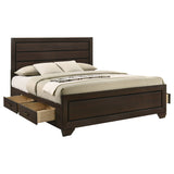 Kauffman Panel Platform Storage Bed - Furniture World
