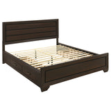 Kauffman Panel Platform Storage Bed - Furniture World