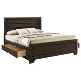 Kauffman Panel Platform Storage Bed - Furniture World