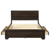 Kauffman Panel Platform Storage Bed - Furniture World
