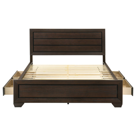 Kauffman Panel Platform Storage Bed - Furniture World