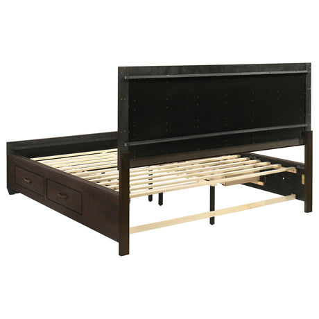 Kauffman Panel Platform Storage Bed - Furniture World