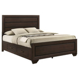 Kauffman Panel Platform Storage Bed - Furniture World