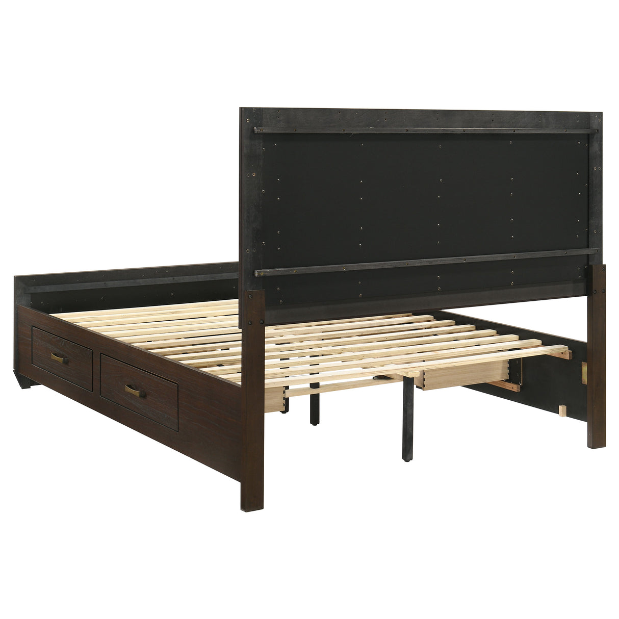 Kauffman Panel Platform Storage Bed - Furniture World