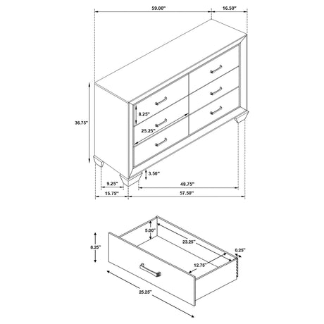 Kauffman Bedroom Set - Furniture World