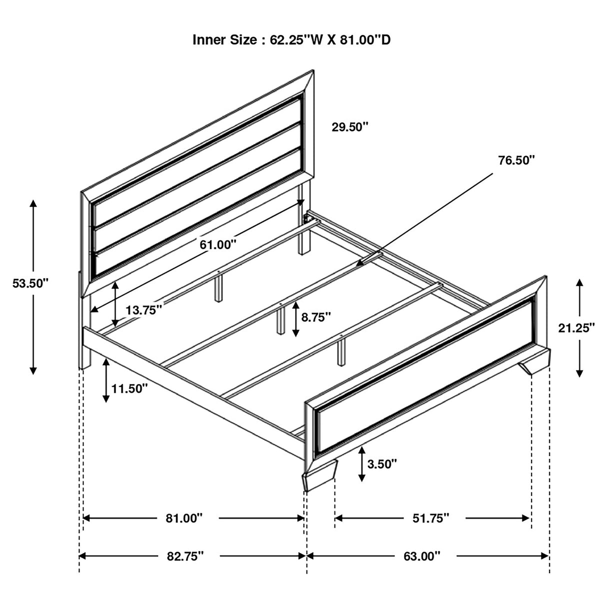 Kauffman Panel Bed - Furniture World