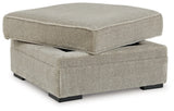 Calnita Ottoman With Storage - Furniture World