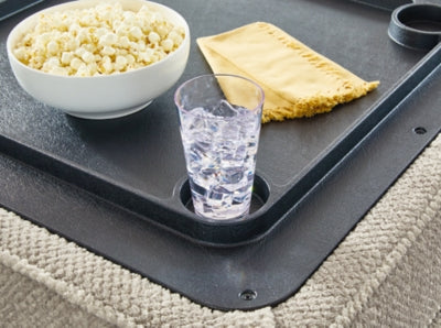 Calnita Ottoman With Storage - Furniture World