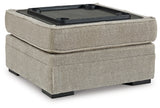 Calnita Ottoman With Storage - Furniture World