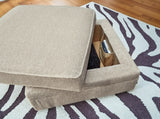 Calnita Ottoman With Storage - Furniture World