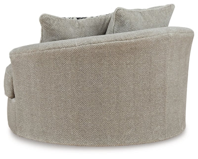Calnita Oversized Swivel Accent Chair - Furniture World
