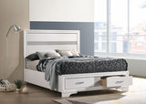 Miranda Panel Platform Storage Bed - Furniture World
