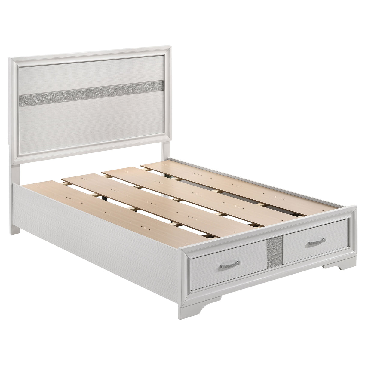 Miranda Panel Platform Storage Bed - Furniture World
