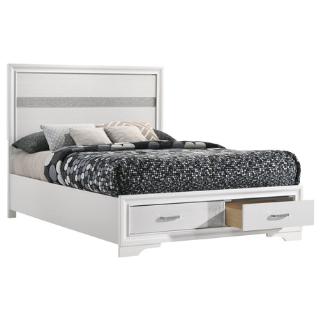 Miranda Panel Platform Storage Bed - Furniture World