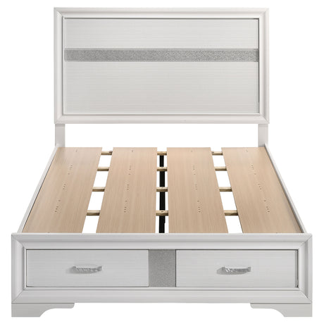 Miranda Panel Platform Storage Bed - Furniture World