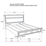 Miranda Panel Platform Storage Bed - Furniture World