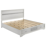 Miranda Panel Platform Storage Bed - Furniture World